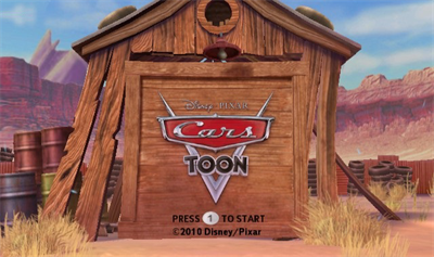 Cars Toon: Mater's Tall Tales - Screenshot - Game Title Image