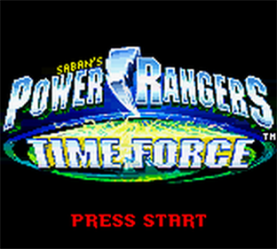 Power Rangers: Time Force - Screenshot - Game Title Image