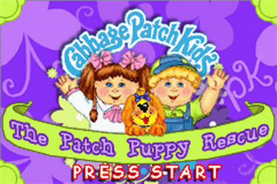Cabbage Patch Kids: The Patch Puppy Rescue - Screenshot - Game Title Image