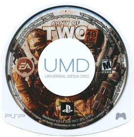 Army of Two: The 40th Day - Disc Image