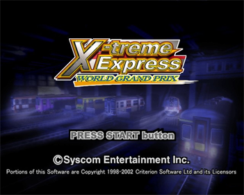 X-treme Express: World Grand Prix - Screenshot - Game Title Image
