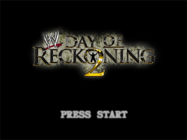 WWE Day of Reckoning 2 - Screenshot - Game Title Image