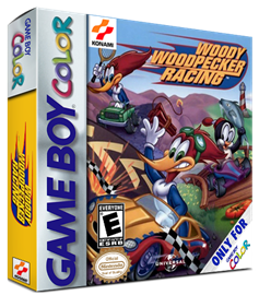 Woody Woodpecker Racing - Box - 3D Image