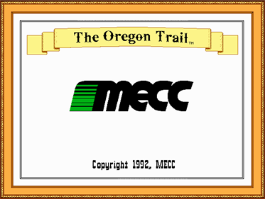 The Oregon Trail Deluxe - Screenshot - Game Title Image