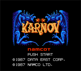 Karnov - Screenshot - Game Title Image