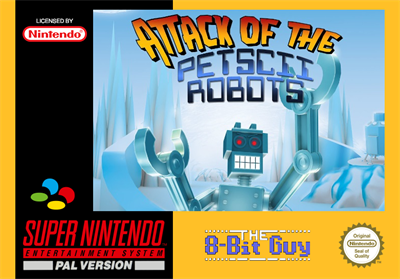 Attack of the PETSCII Robots - Fanart - Box - Front Image