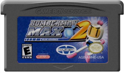 Bomberman Max 2: Blue Advance - Cart - Front Image