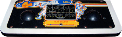 Atari Football - Arcade - Control Panel Image