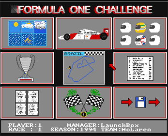 Formula One Challenge - Screenshot - Gameplay Image