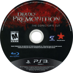 Deadly Premonition: The Director's Cut - Disc Image