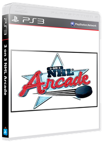 3 on 3 NHL Arcade - Box - 3D Image