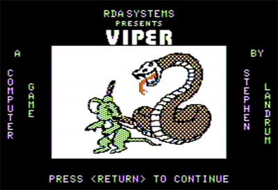 Viper - Screenshot - Game Title Image