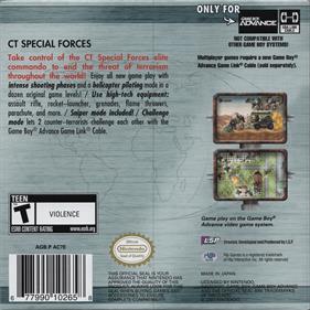 CT Special Forces - Box - Back Image