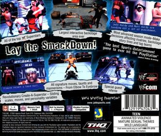 WWF Smackdown! - Box - Back Image