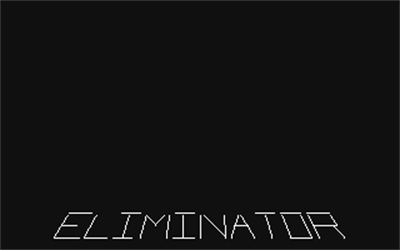 Eliminator (Adventure International) - Screenshot - Game Title Image