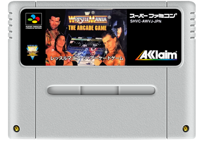 WWF WrestleMania: The Arcade Game - Fanart - Cart - Front Image