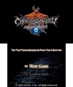 Crimson Shroud - Screenshot - Game Title Image
