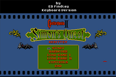 Castlevania II: Simon's Quest Rebitten - Screenshot - Game Title Image