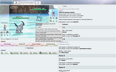 Pokémon Showdown - Screenshot - Gameplay Image