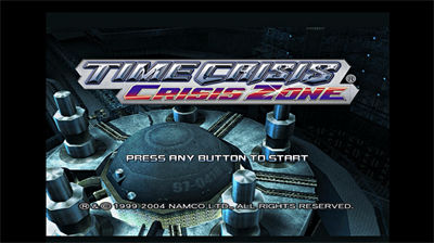 Time Crisis: Crisis Zone - Screenshot - Game Title Image