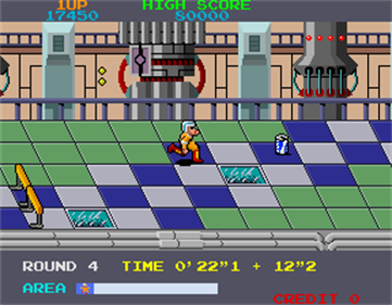 Metro-Cross - Screenshot - Gameplay Image