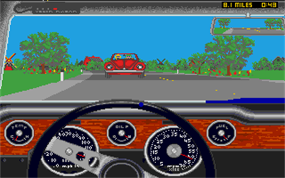 Test Drive II: Scenery Disk: European Challenge - Screenshot - Gameplay Image