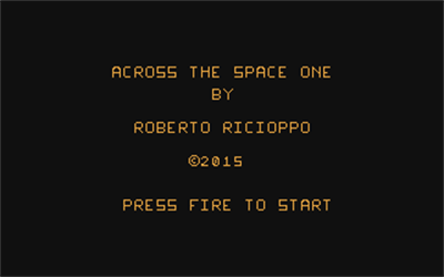 Across the Space One - Screenshot - Game Title Image