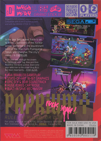 Paprium - Box - Back Image