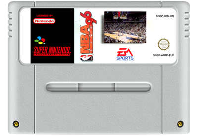 NBA Live 96 - Fanart - Cart - Front