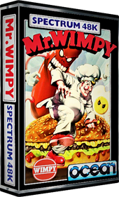 Mr. Wimpy: The Hamburger Game - Box - 3D Image
