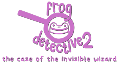 Frog Detective 2: The Case of the Invisible Wizard - Clear Logo Image
