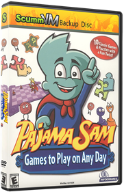 Pajama Sam: Games to Play on Any Day - Box - 3D Image