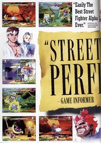 Street Fighter Alpha 3 - Advertisement Flyer - Front Image