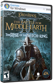 The Lord of the Rings: The Battle for Middle-Earth II: The Rise of the Witch-King - Box - 3D Image