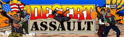 Desert Assault - Arcade - Marquee Image