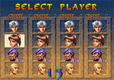 Arabian Fight - Screenshot - Game Select Image