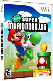 Another Super Mario Bros. Wii - Box - 3D Image