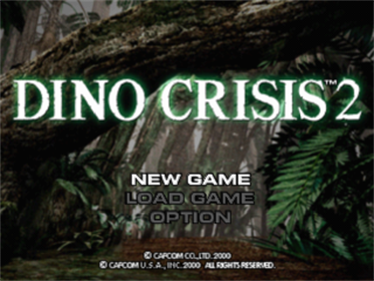Dino Crisis 2 - Screenshot - Game Title Image