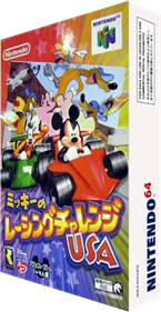 Mickey's Speedway USA - Box - 3D Image