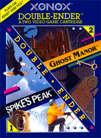 Xonox Double Ender: Spike's Peak/Ghost Manor - Box - Front - Reconstructed Image