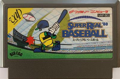 Super Real Baseball '88 - Cart - Front Image