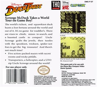 DuckTales - Box - Back - Reconstructed