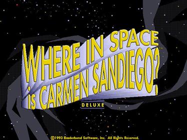 Where in Space Is Carmen Sandiego? - Screenshot - Game Title Image