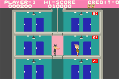 Elevator Action: Old & New - Screenshot - Gameplay Image