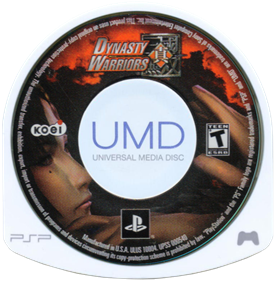 Dynasty Warriors - Disc Image