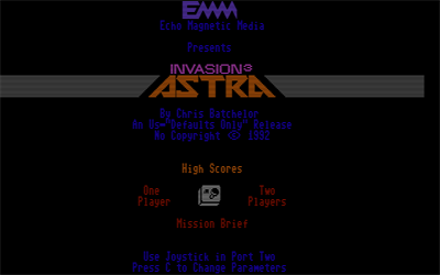 Invasion 3: Astra  - Screenshot - Game Title Image
