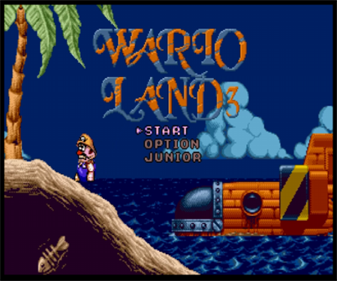 Wario Land 3 - Screenshot - Game Title Image