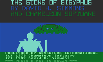 The Stone of Sisyphus - Screenshot - Game Title Image