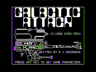 Galactic Attack - Screenshot - Game Title Image