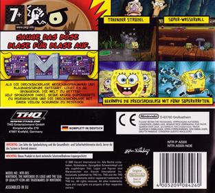 SpongeBob SquarePants: The Yellow Avenger - Box - Back Image